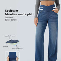 Jean Taille Haute Sculptant – Maintien Doux & Confort Absolu