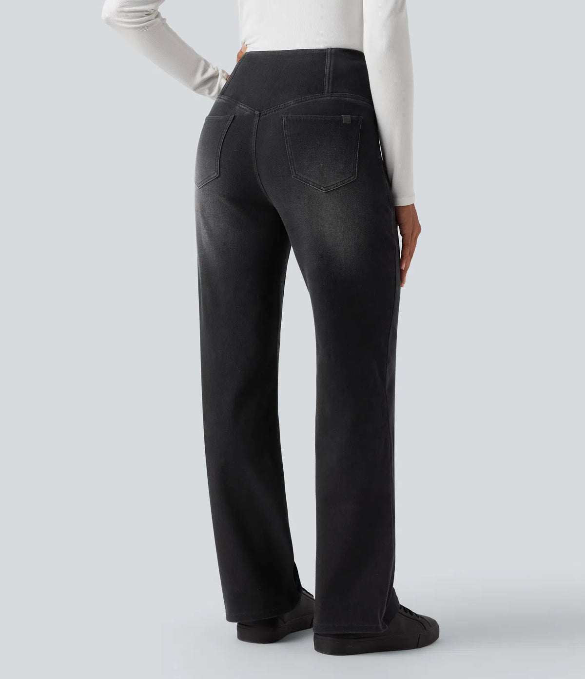 Jean Taille Haute Sculptant – Maintien Doux & Confort Absolu