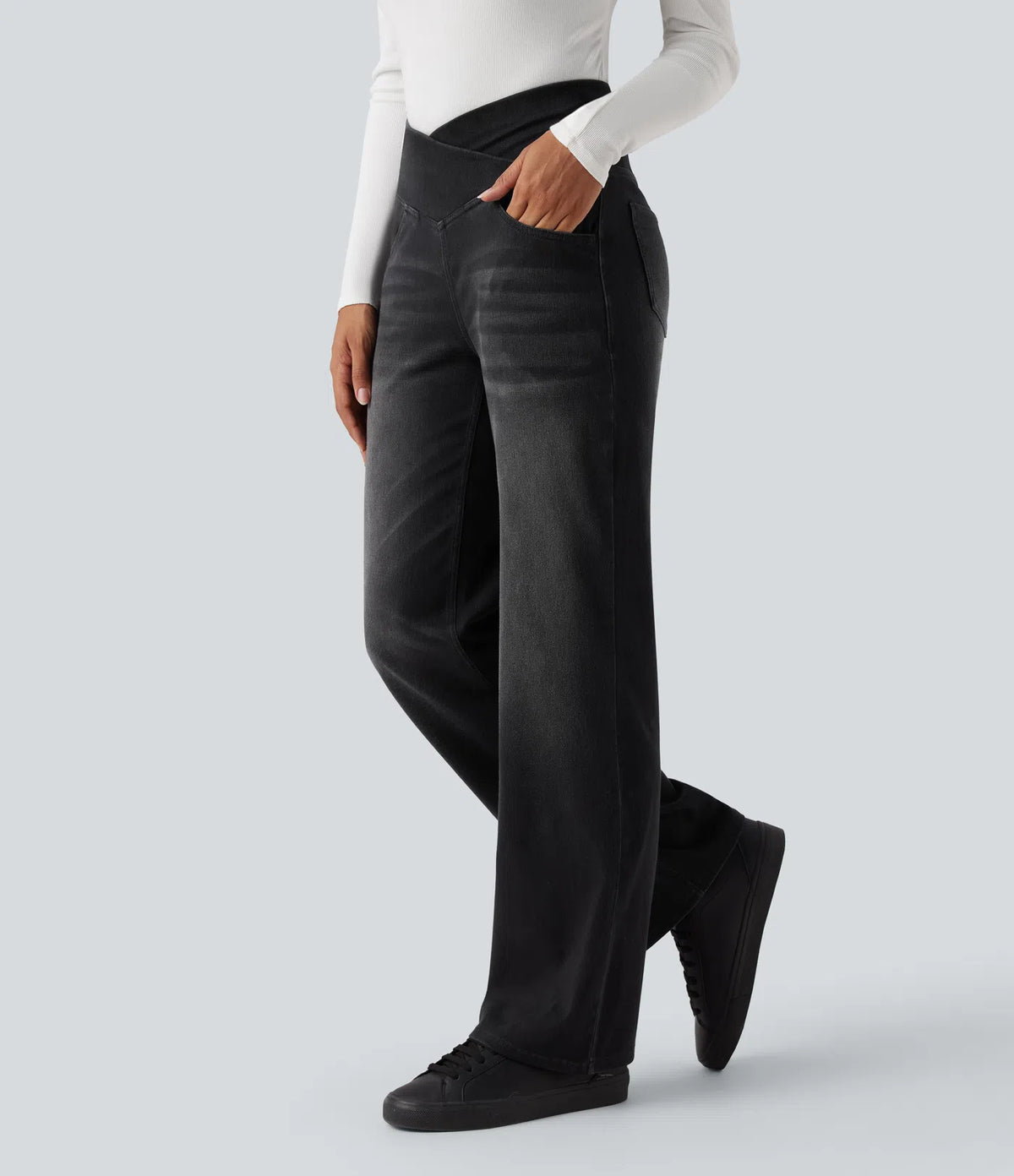 Jean Taille Haute Sculptant – Maintien Doux & Confort Absolu