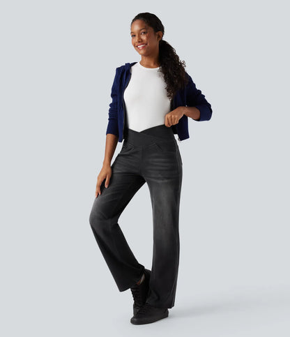 Jean Taille Haute Sculptant – Maintien Doux & Confort Absolu